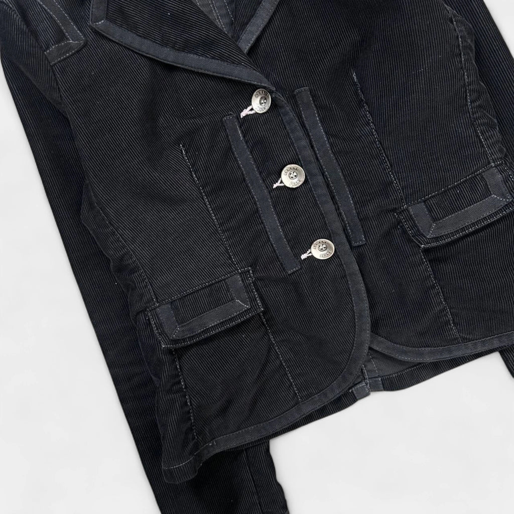 Armani Jeans Victorian Black Corduroy Jacket