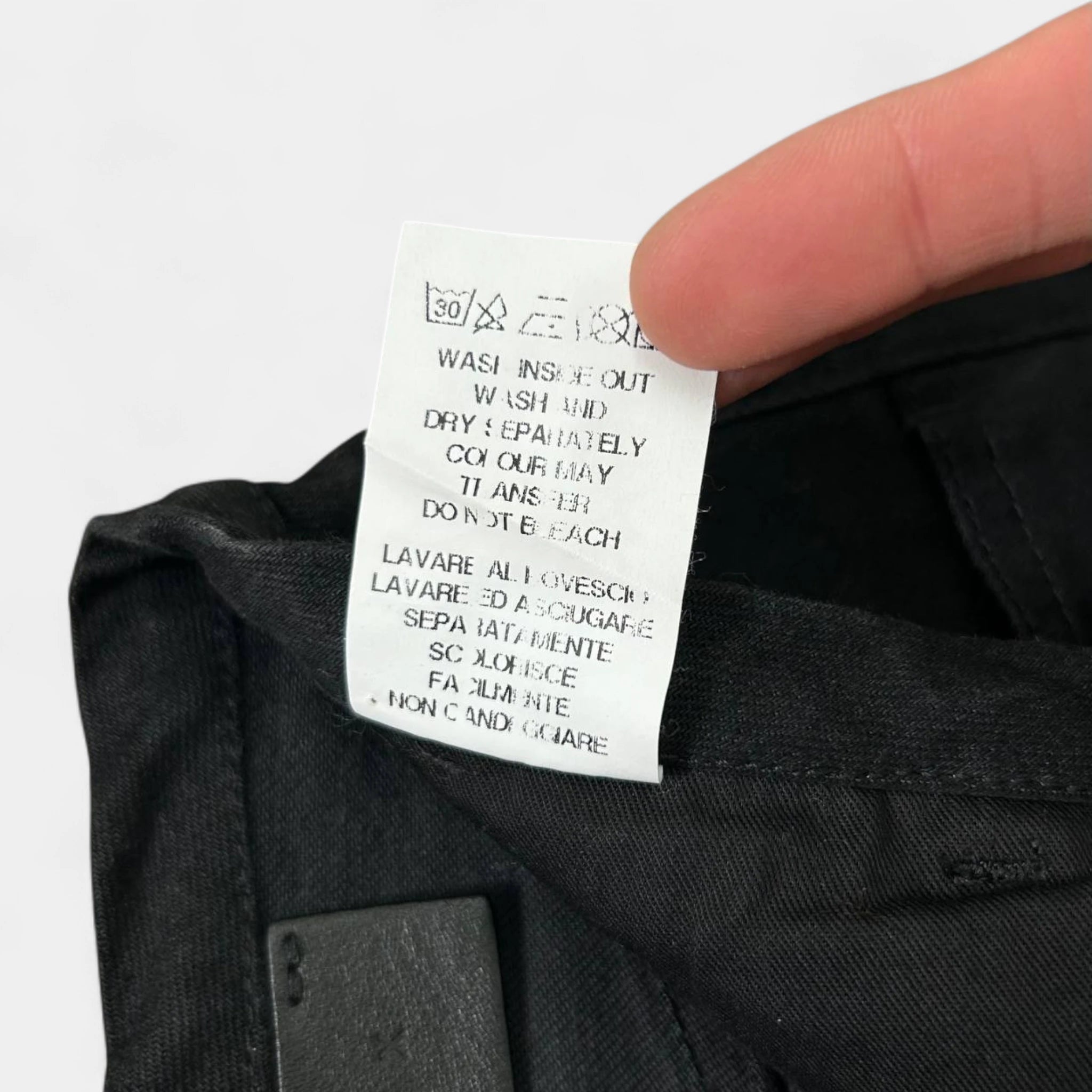 1017 Alyx 9SM Bondage Black Denim Pants