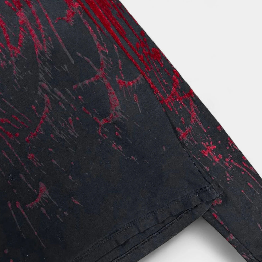 Jean Paul Gaultier 1994 Blood Drip V-Neck Longsleeve