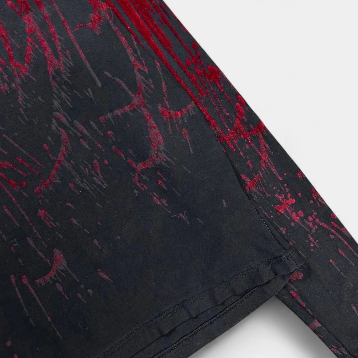 Jean Paul Gaultier 1994 Blood Drip V-Neck Longsleeve