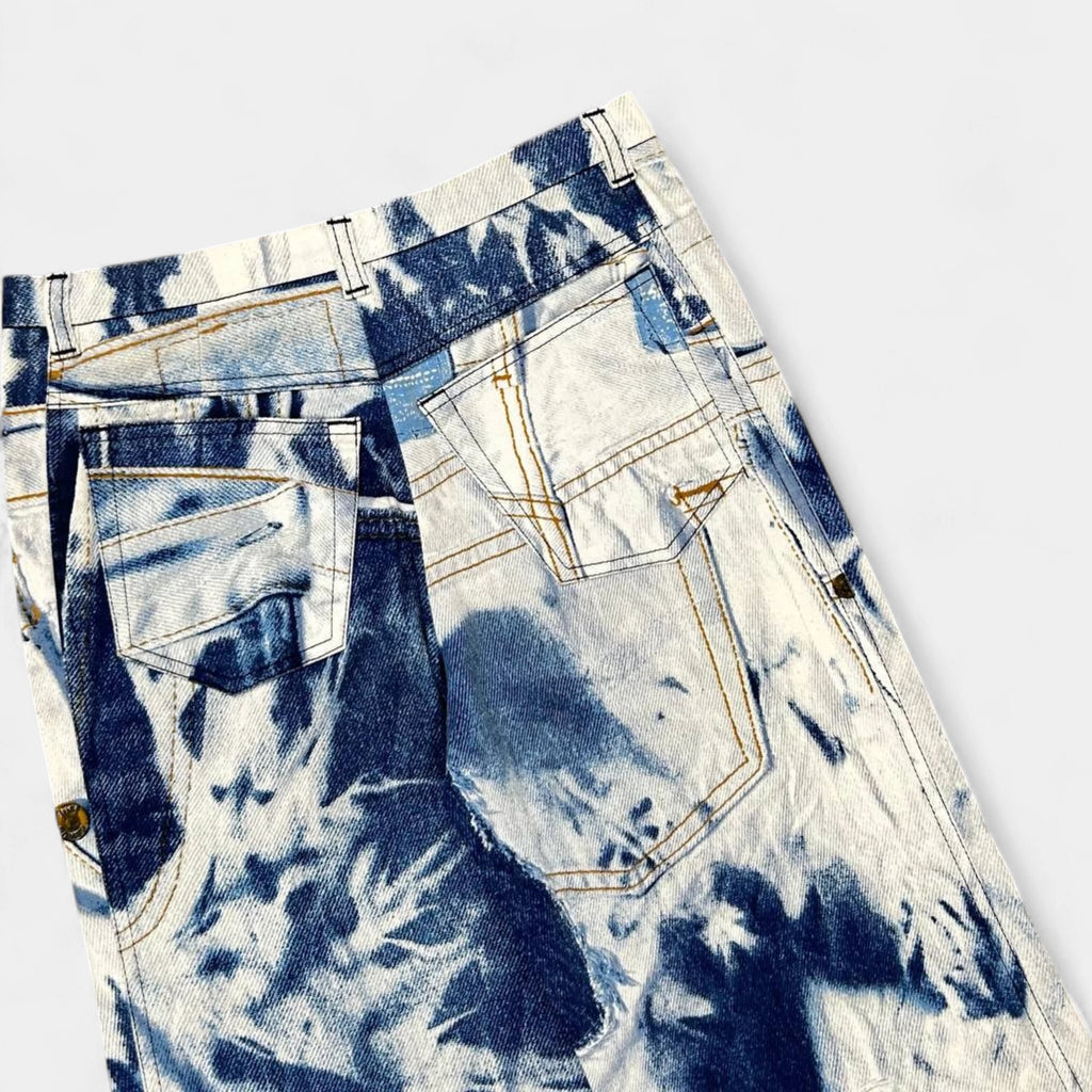 Just Cavalli Denim on Denim Printed Jeans