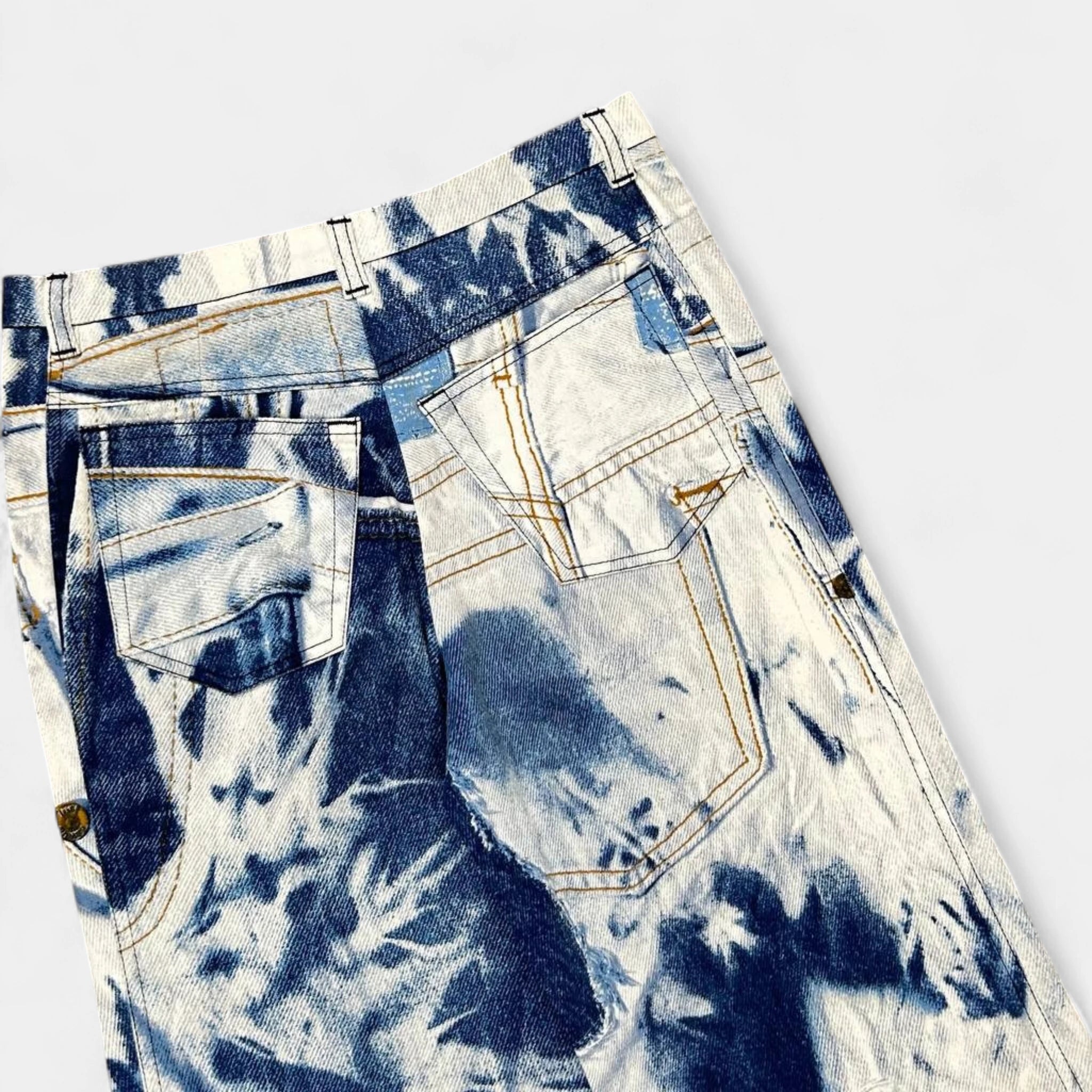 Just Cavalli Denim on Denim Printed Jeans
