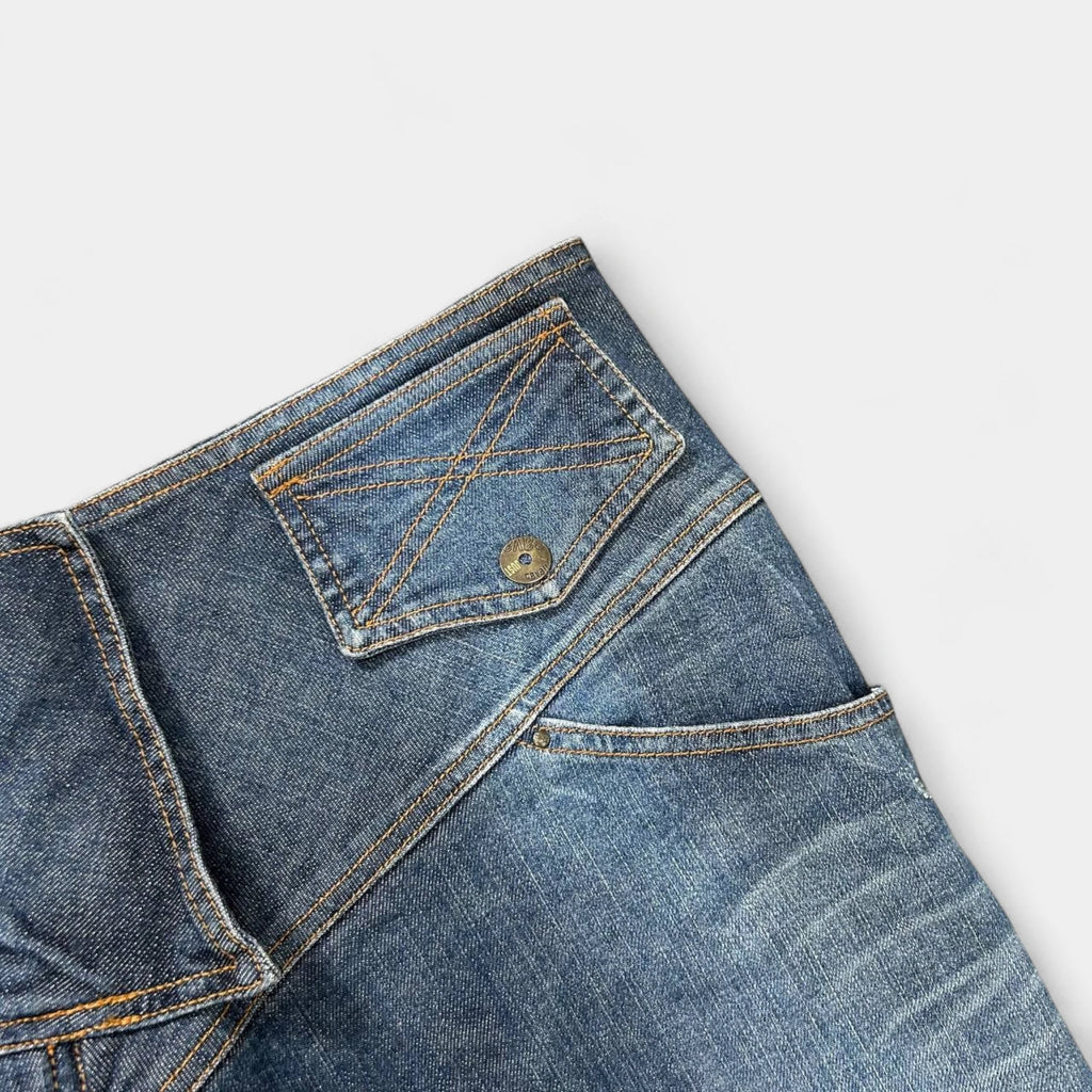 Just Cavalli Vintage Asymmetric Pocket Skirt