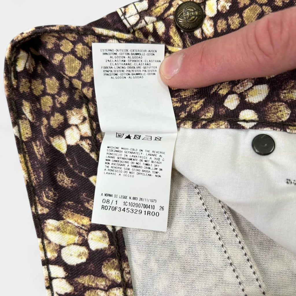 Just Cavalli Geometric Print Pants