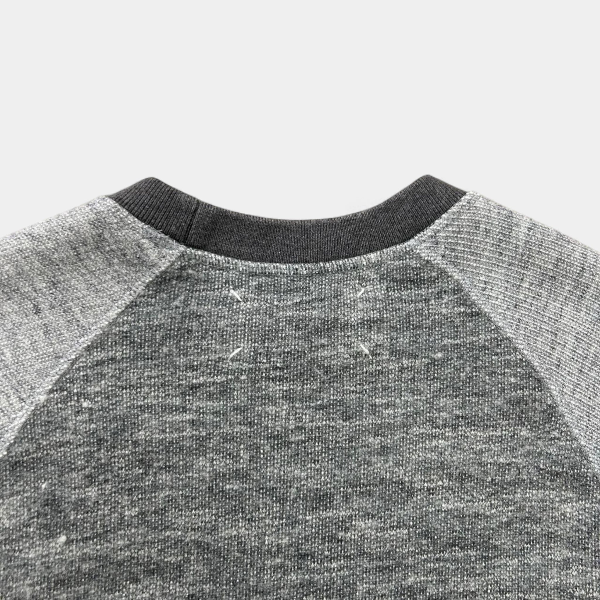 Maison Margiela MM10 Grey Fleece Sweatshirt