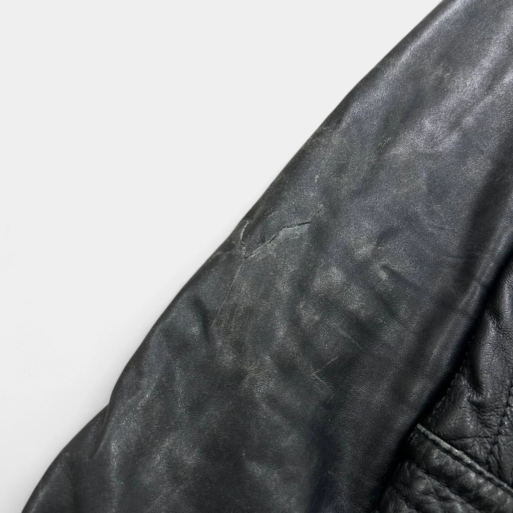 Armani Jeans Lambskin Leather Jacket