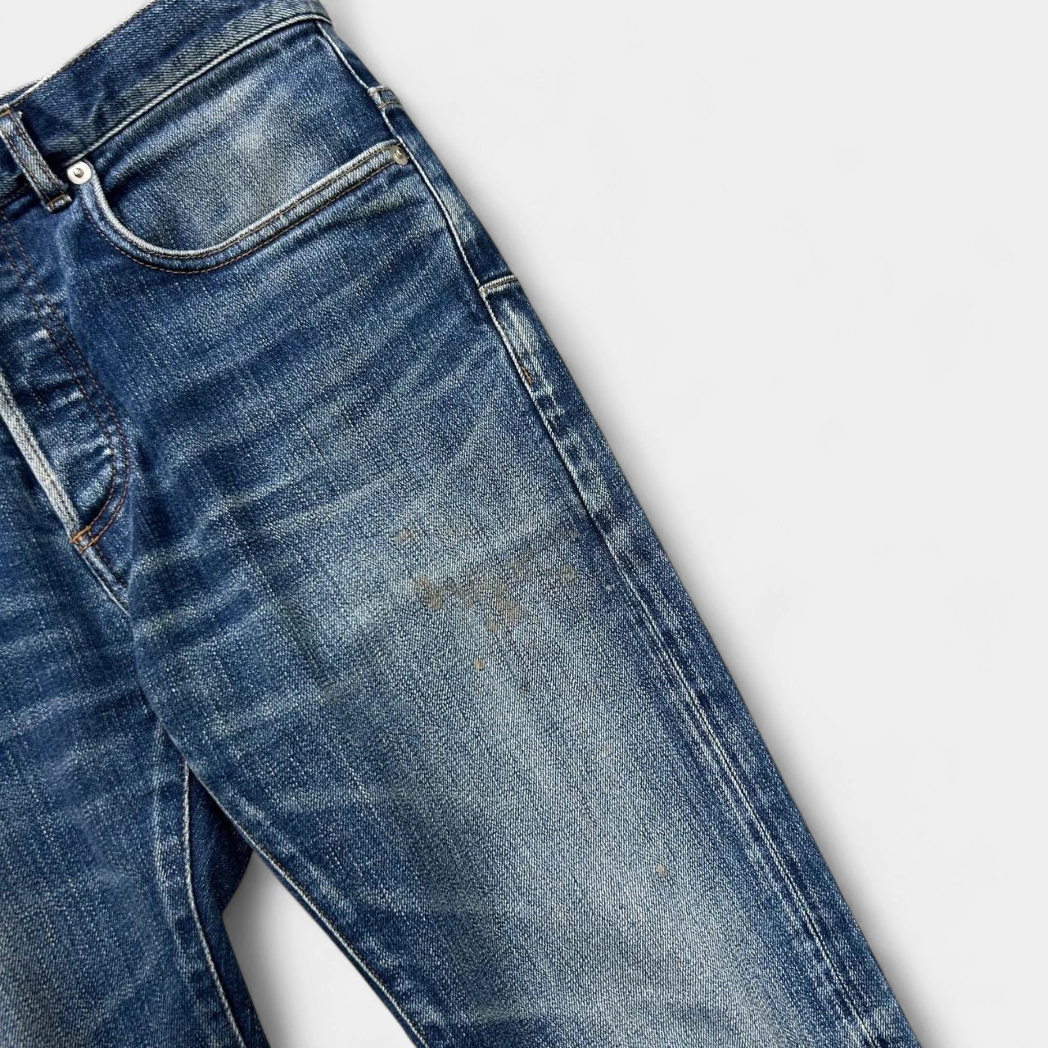 Dior Homme by Hedi Slimane Blue Washed Skinny Jeans