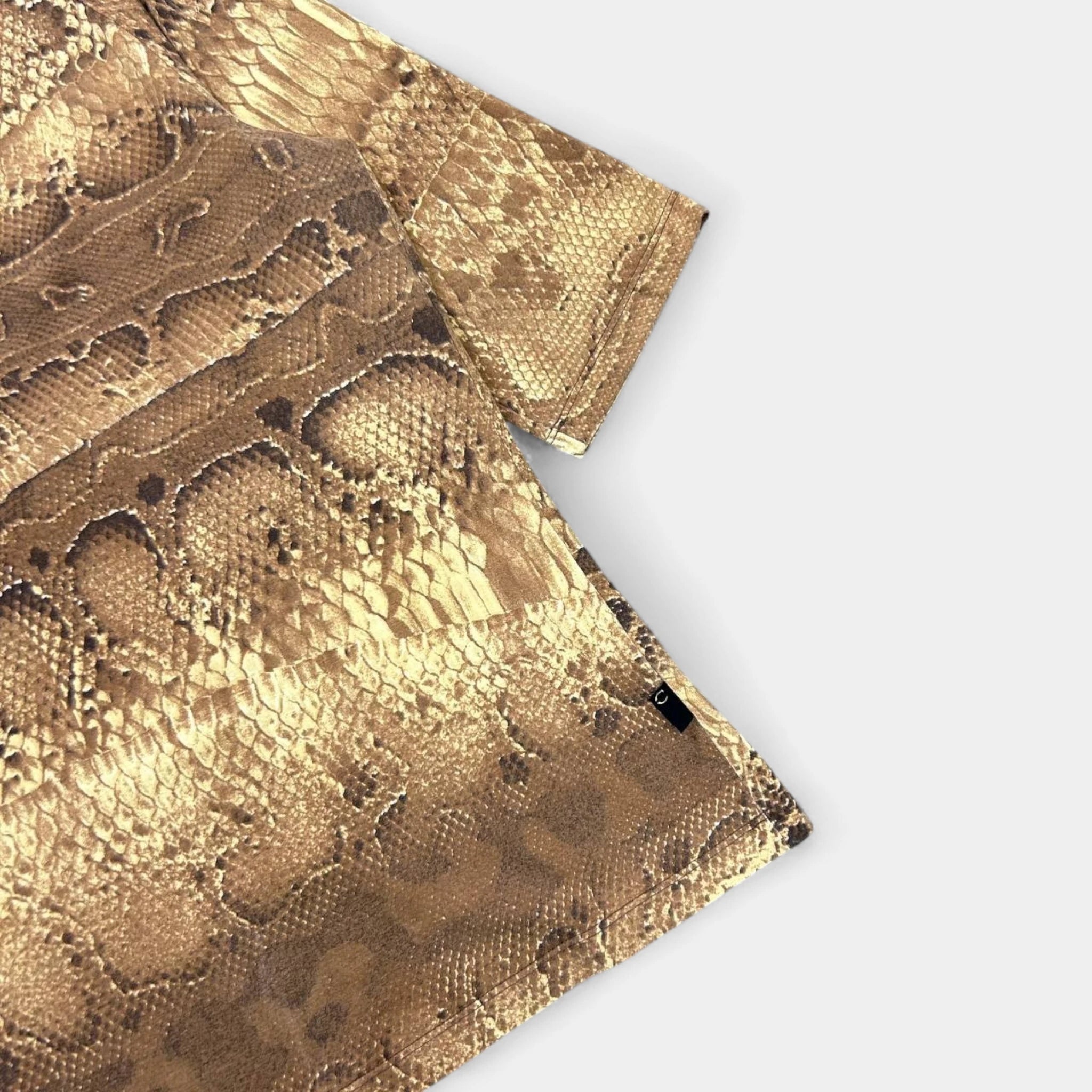 Just Cavalli Snake Print Three Quarter Sleeve T-Shirt