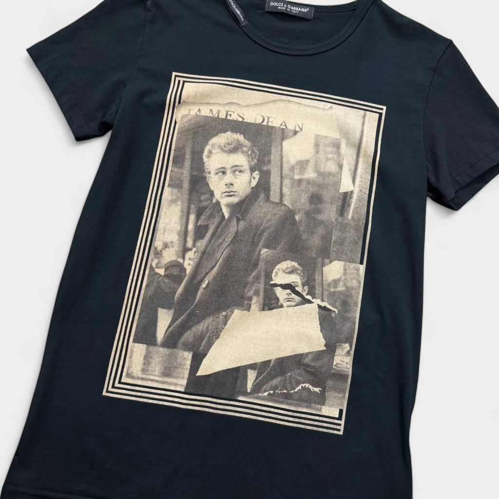 Dolce & Gabbana James Dean Black T-Shirt