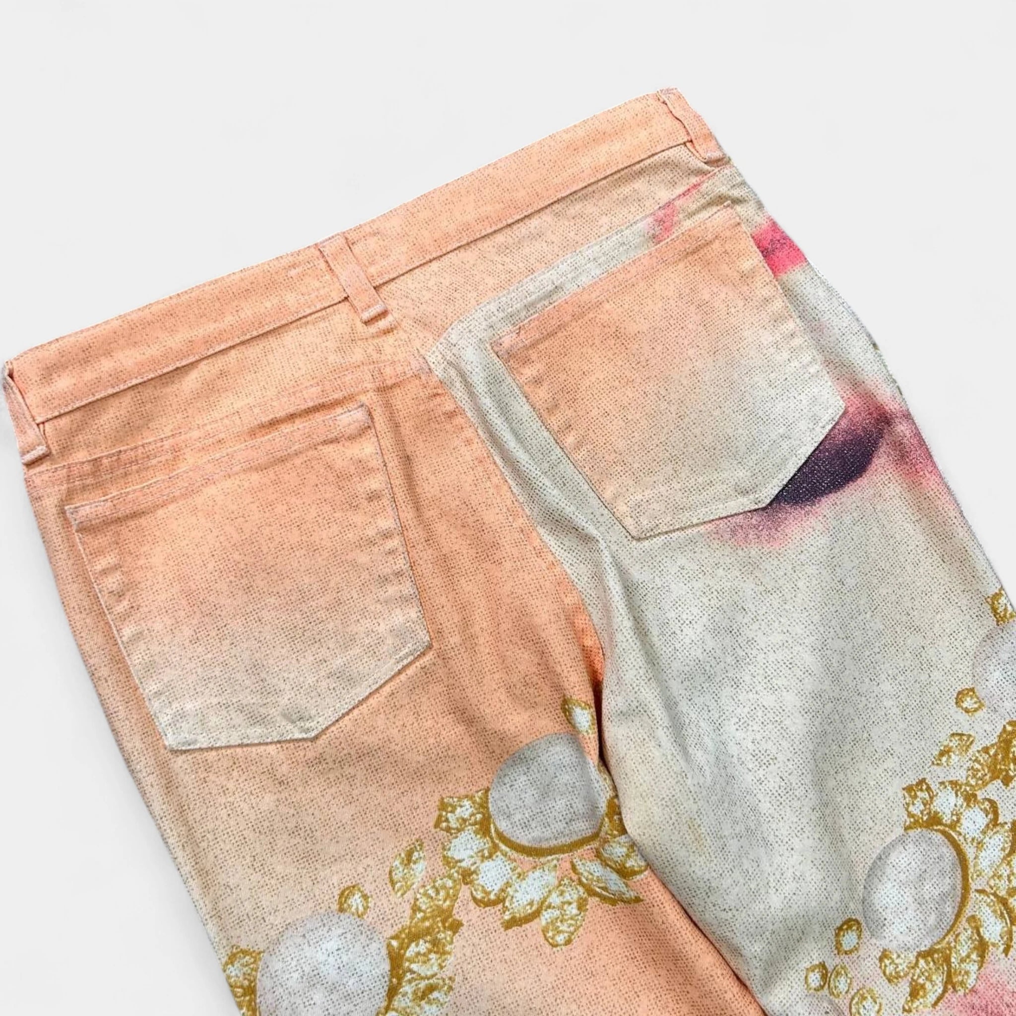 Roberto Cavalli 2003 Eye Pattern Pants