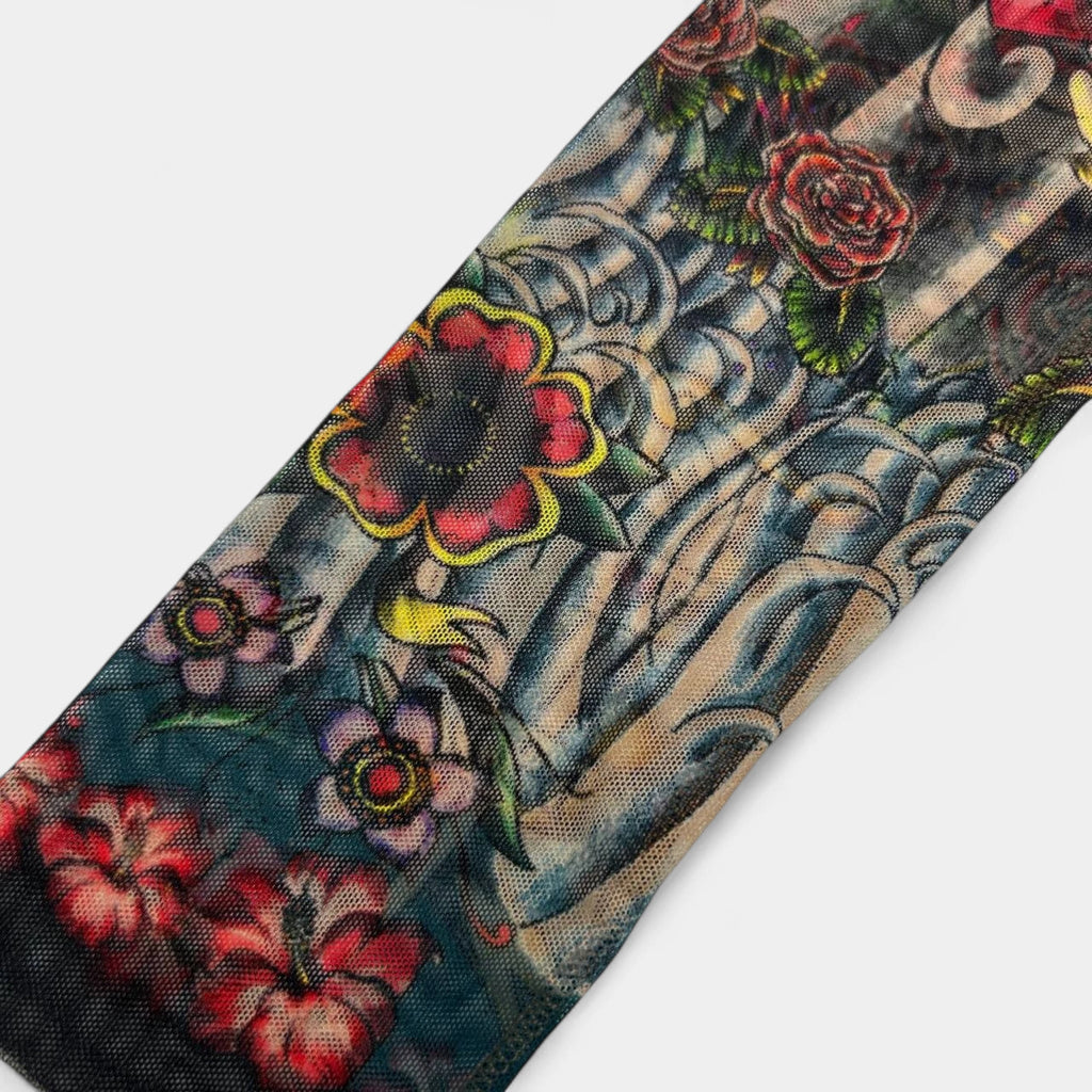 Dsquared2 "Tattoo" Print Mesh Arm Sleeve