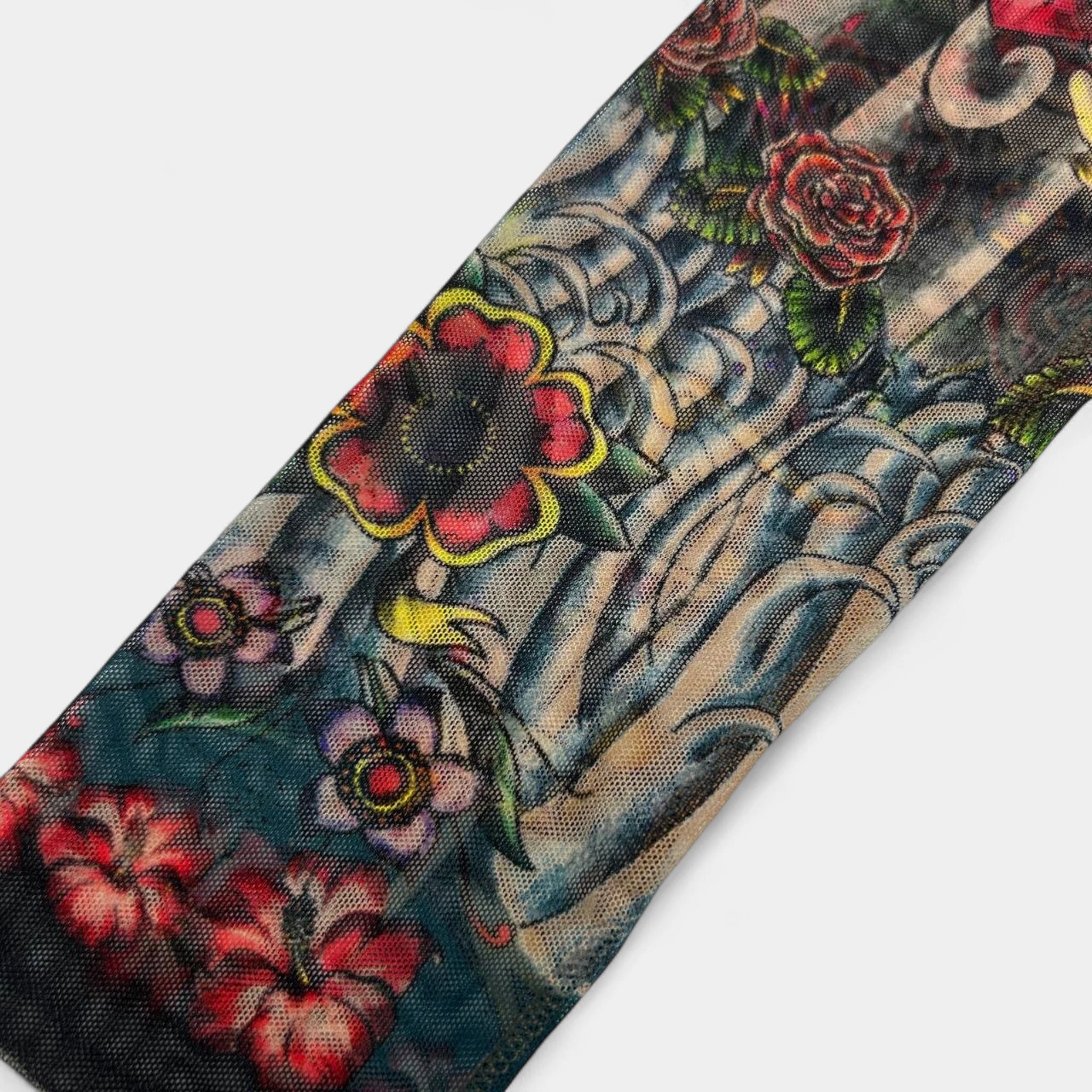 Dsquared2 "Tattoo" Print Mesh Arm Sleeve
