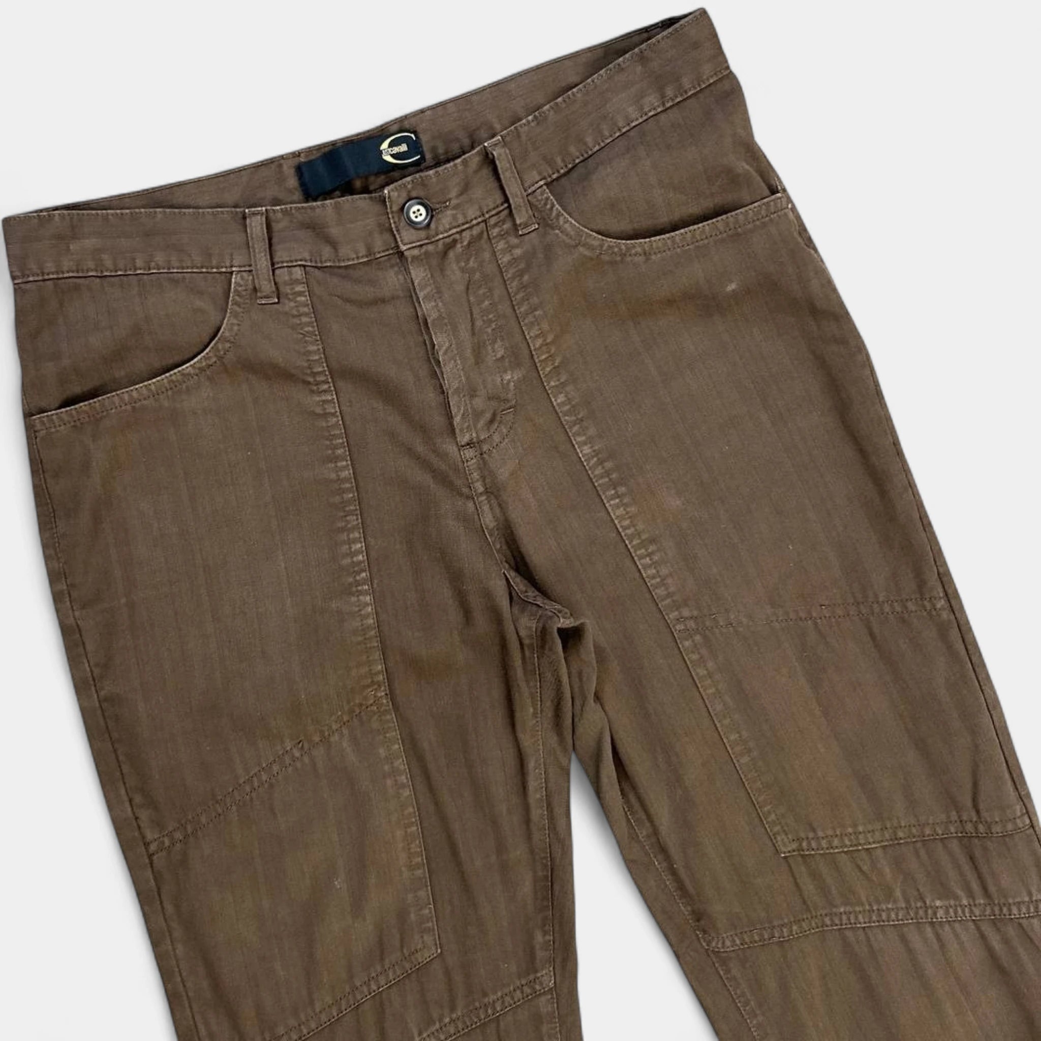 Just Cavalli Brown Flared Pants