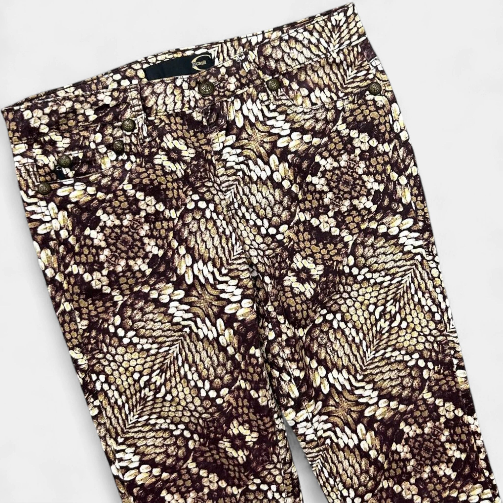 Just Cavalli Geometric Print Pants