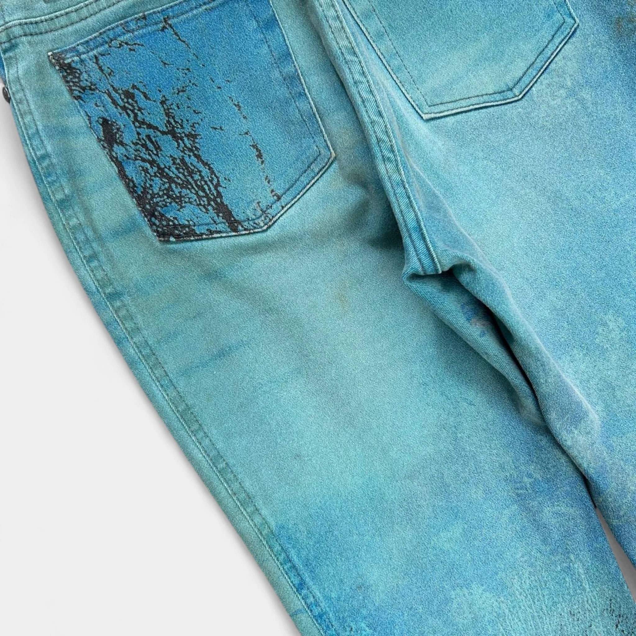 Cavalli 1998 Coral Reef Turquoise Jeans