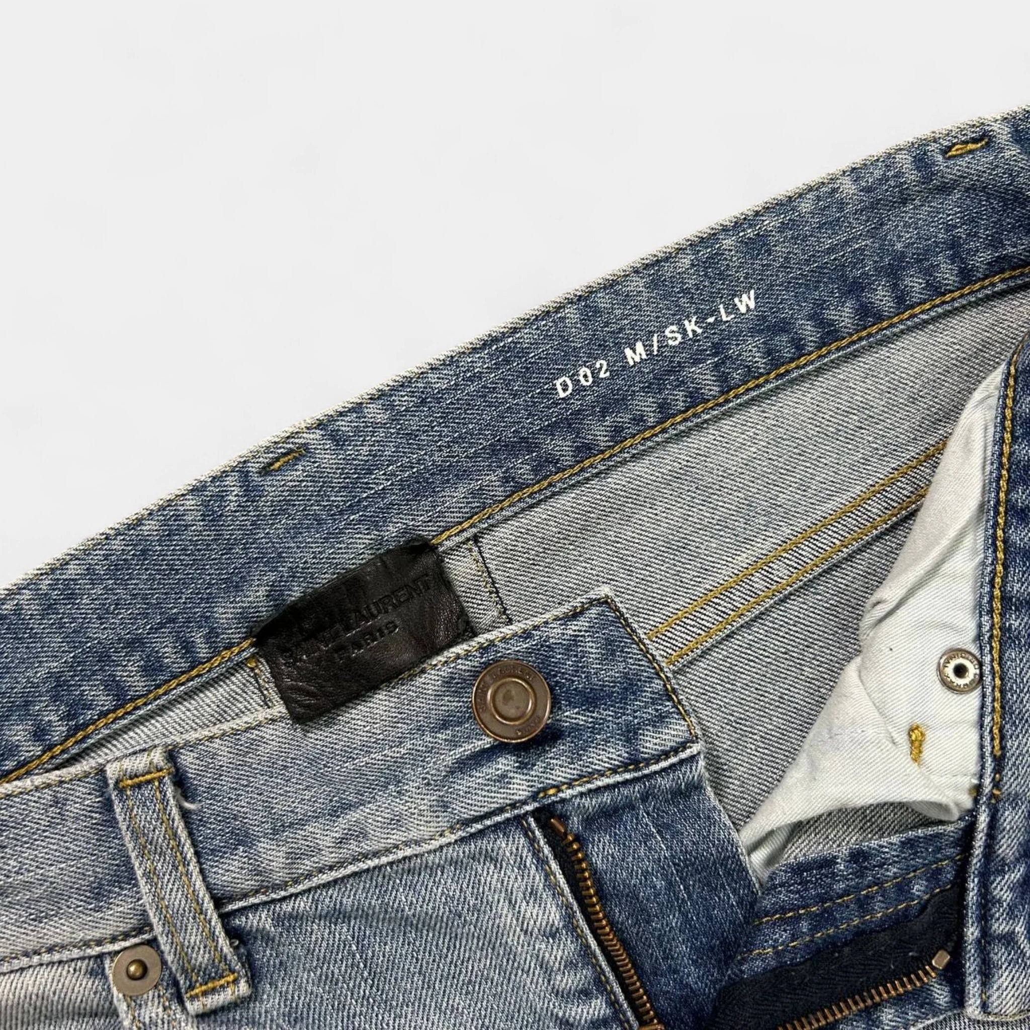 Saint Laurent Classic Light Blue Denim Skinny Jeans