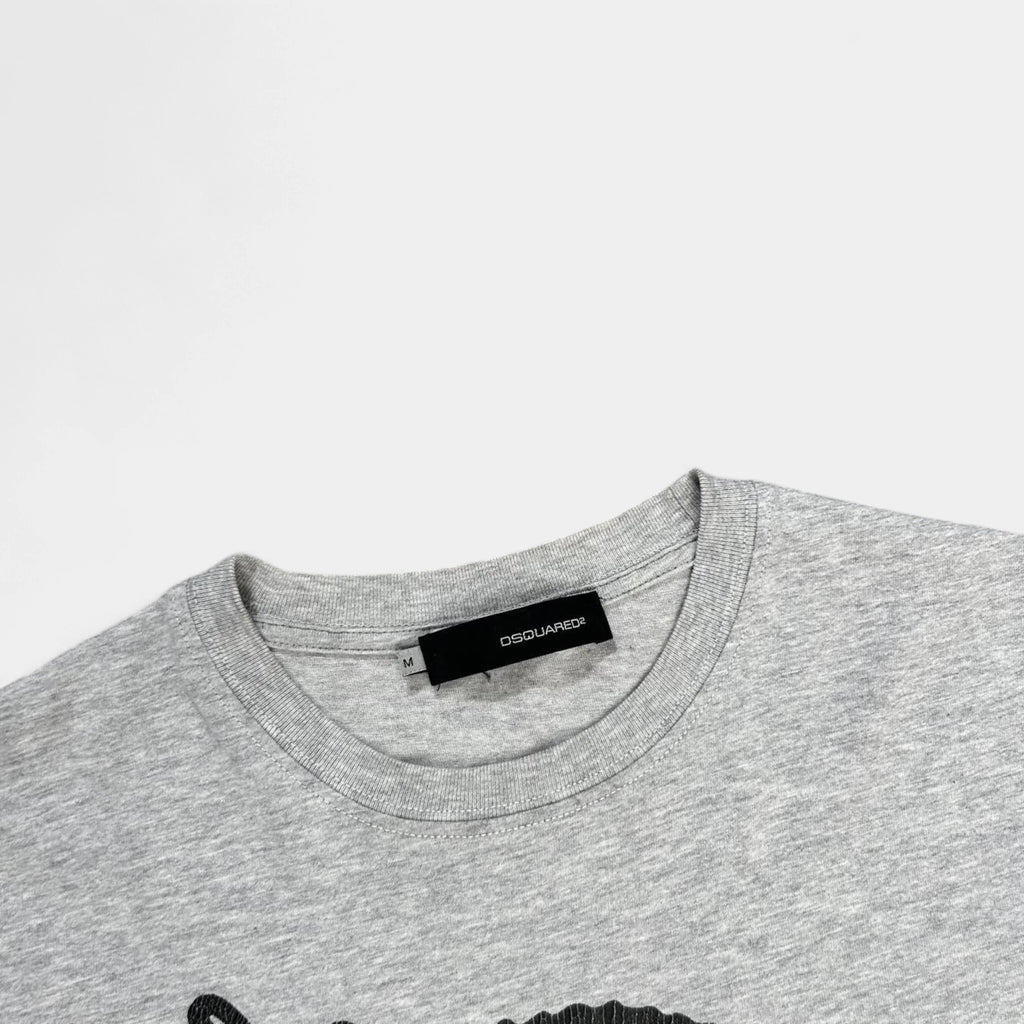 Dsquared2 Afro Grey Graphic T-Shirt