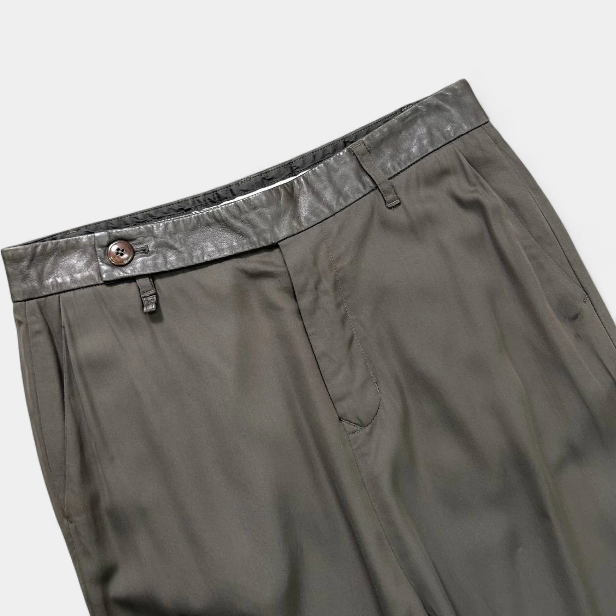 Rick Owens 3/4 Length Brown Suit Pants