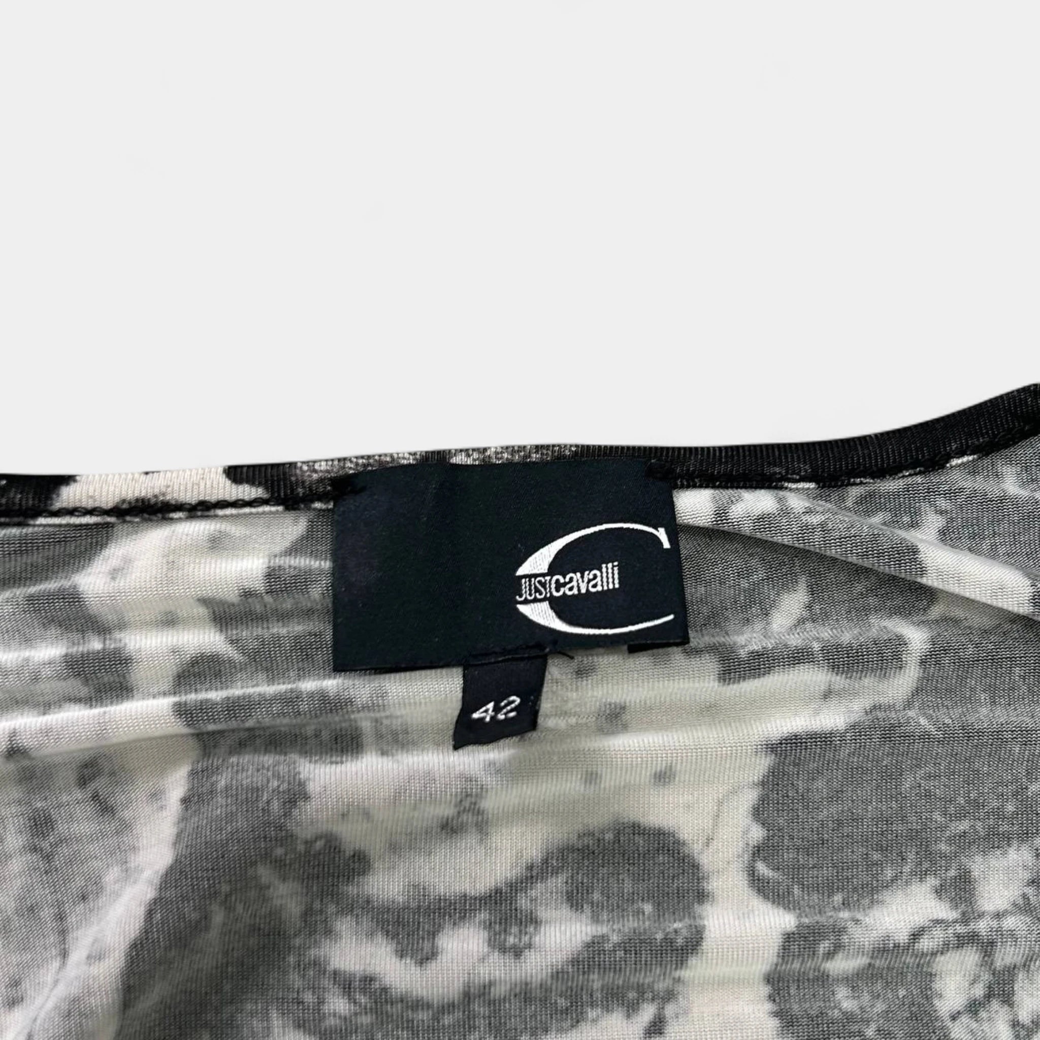 Just Cavalli Brushstroke Print Dress