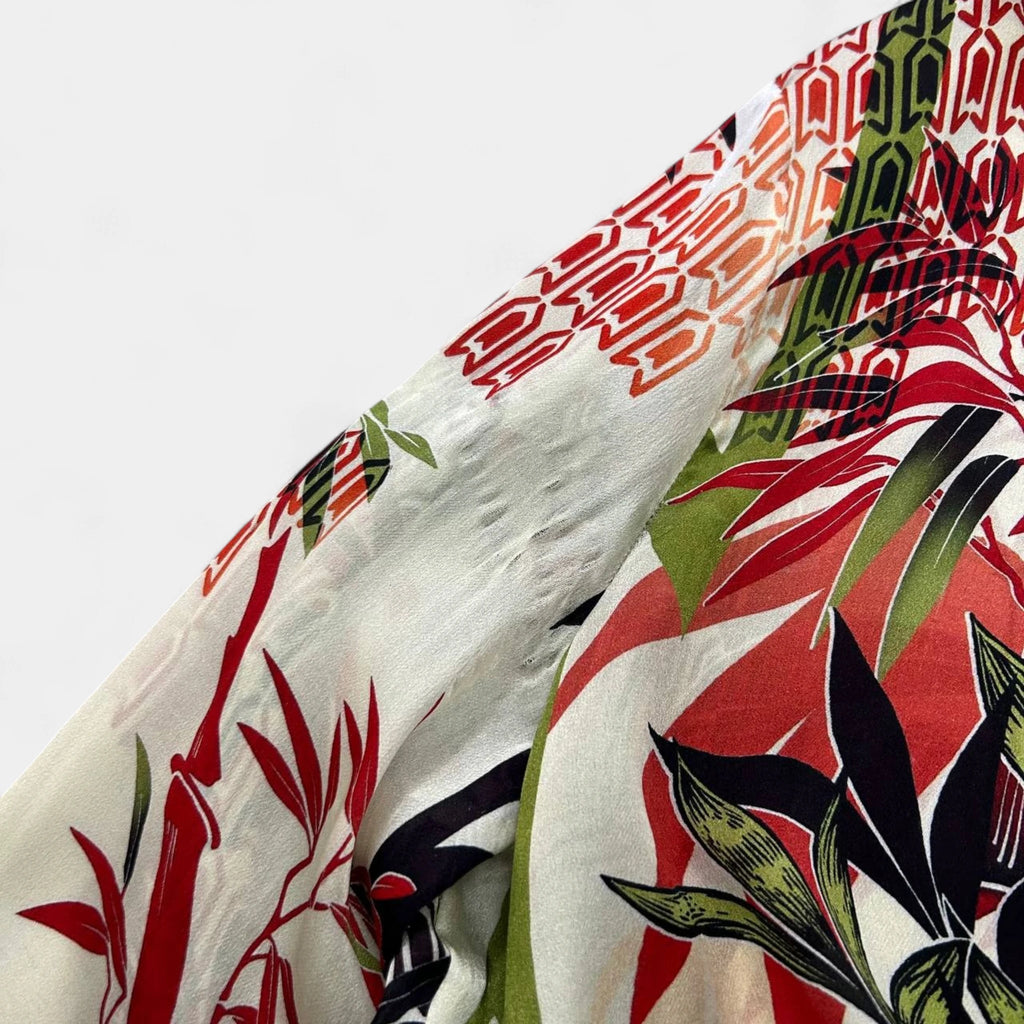 Dsquared2 SS17 "Chinoiserie" Jungle Print Silk Shirt