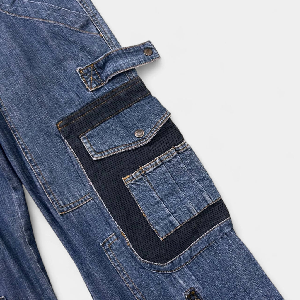 Dolce & Gabbana Cargo Blue Denim Pants