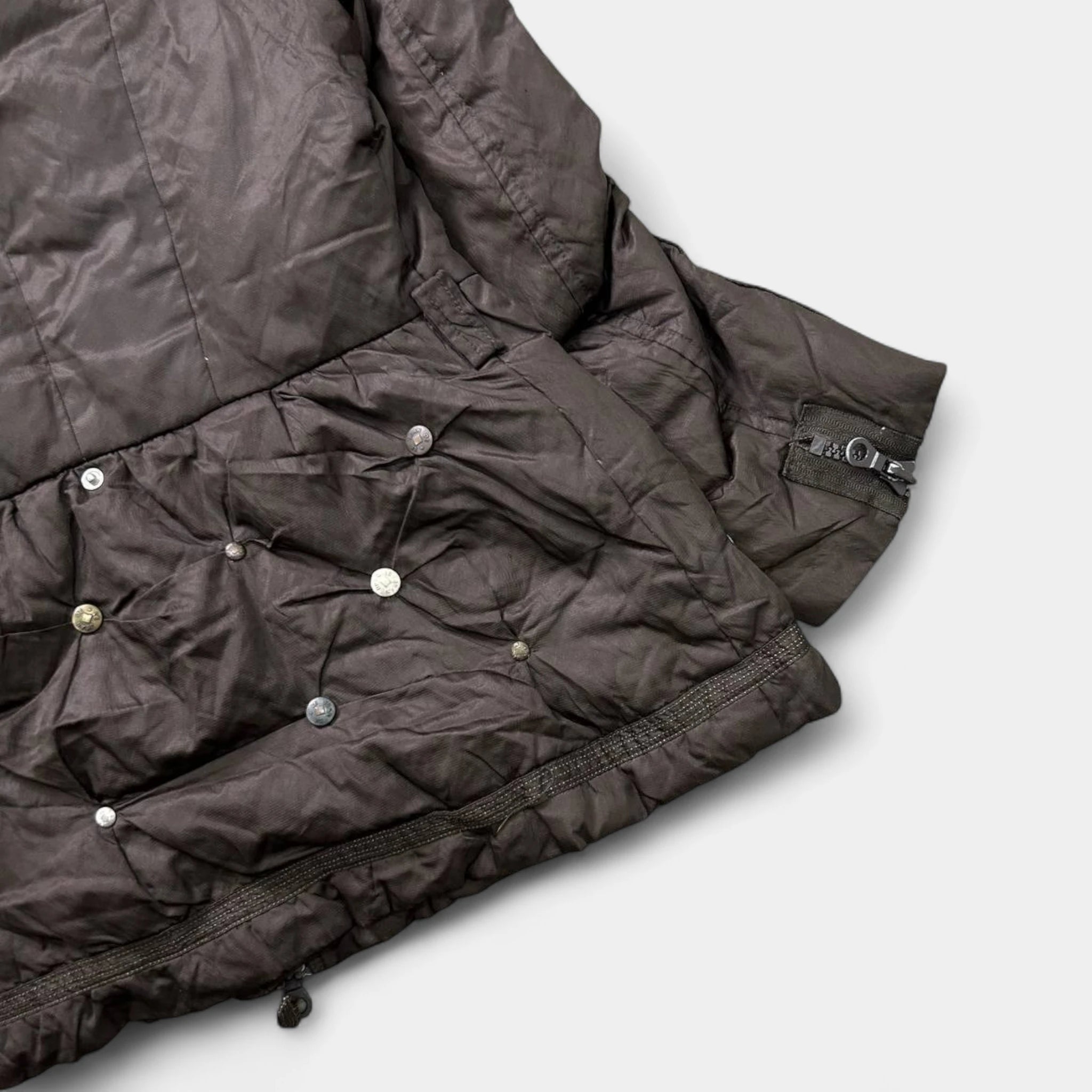 Marithé + François Girbaud Brown Parachute Jacket