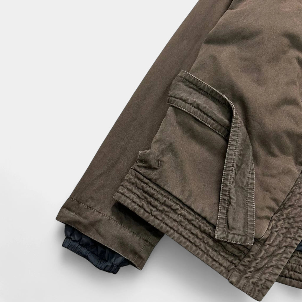 Prada Kimono Double Layer Green Jacket