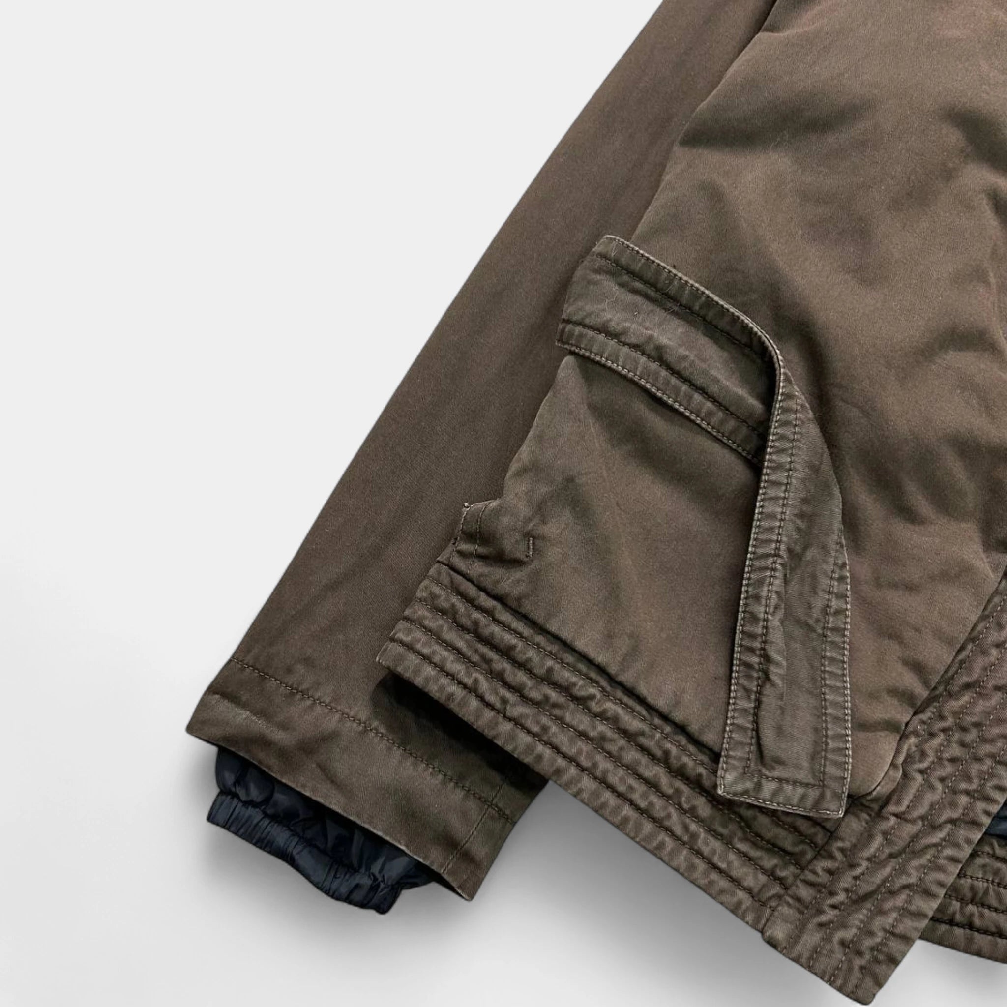 Prada Kimono Double Layer Green Jacket