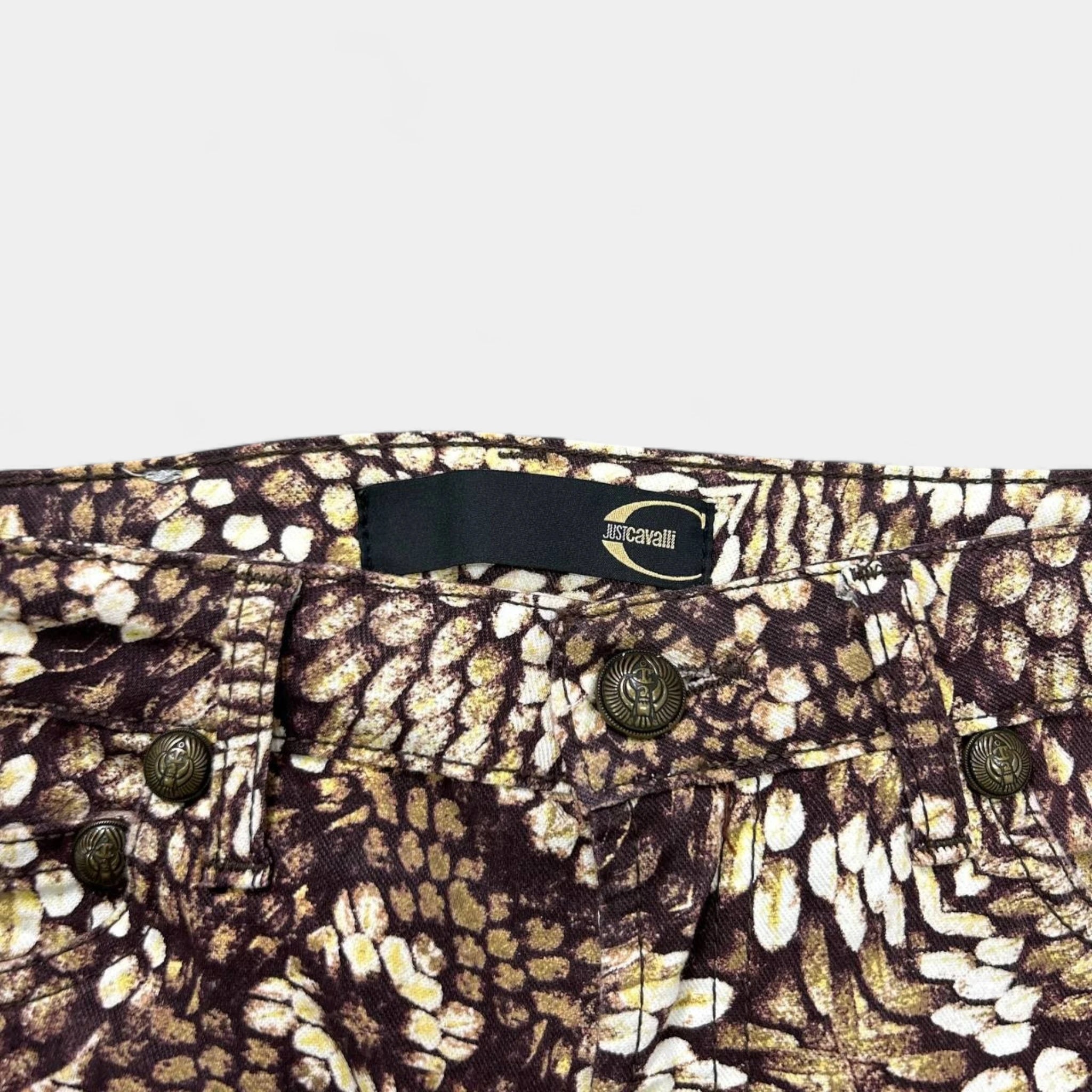 Just Cavalli Geometric Print Pants