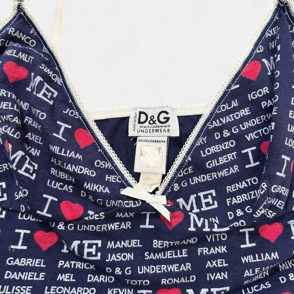 Dolce & Gabbana "I Love Me" Tank Top