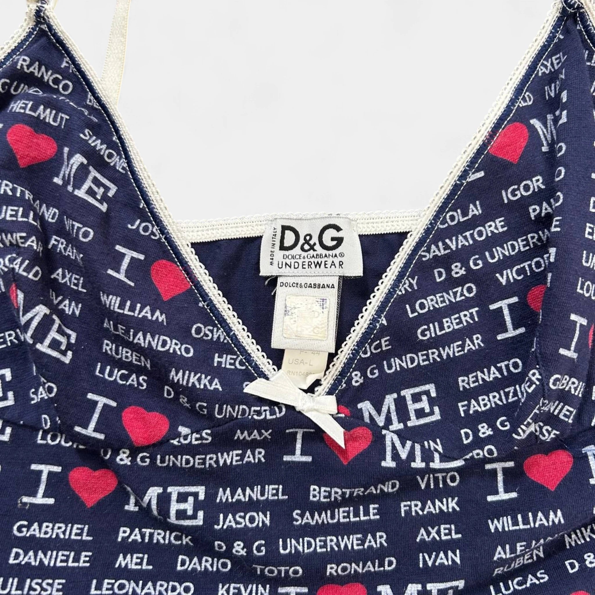 Dolce & Gabbana "I Love Me" Tank Top