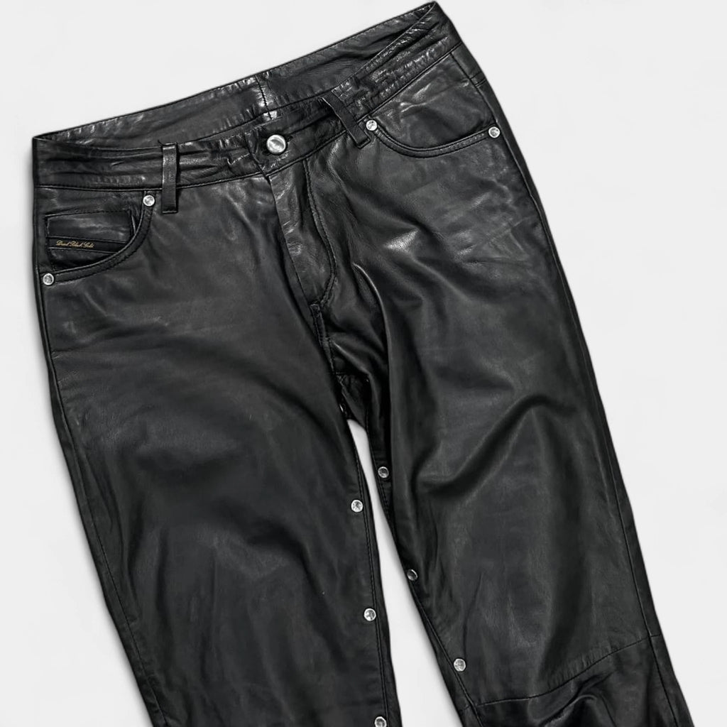 Diesel Studded Leather Studded Pants