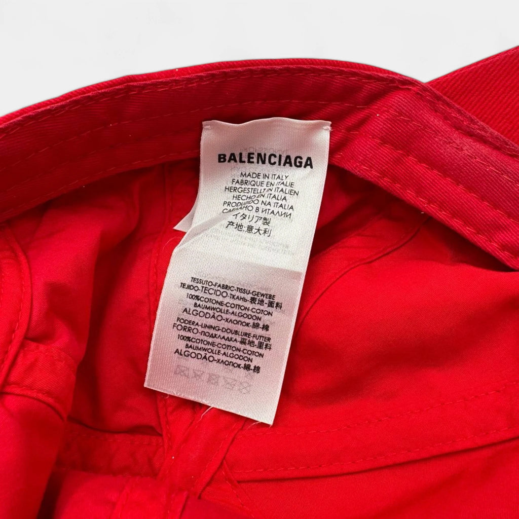 Balenciaga 2018 Demna Gothic Logo Baseball Cap