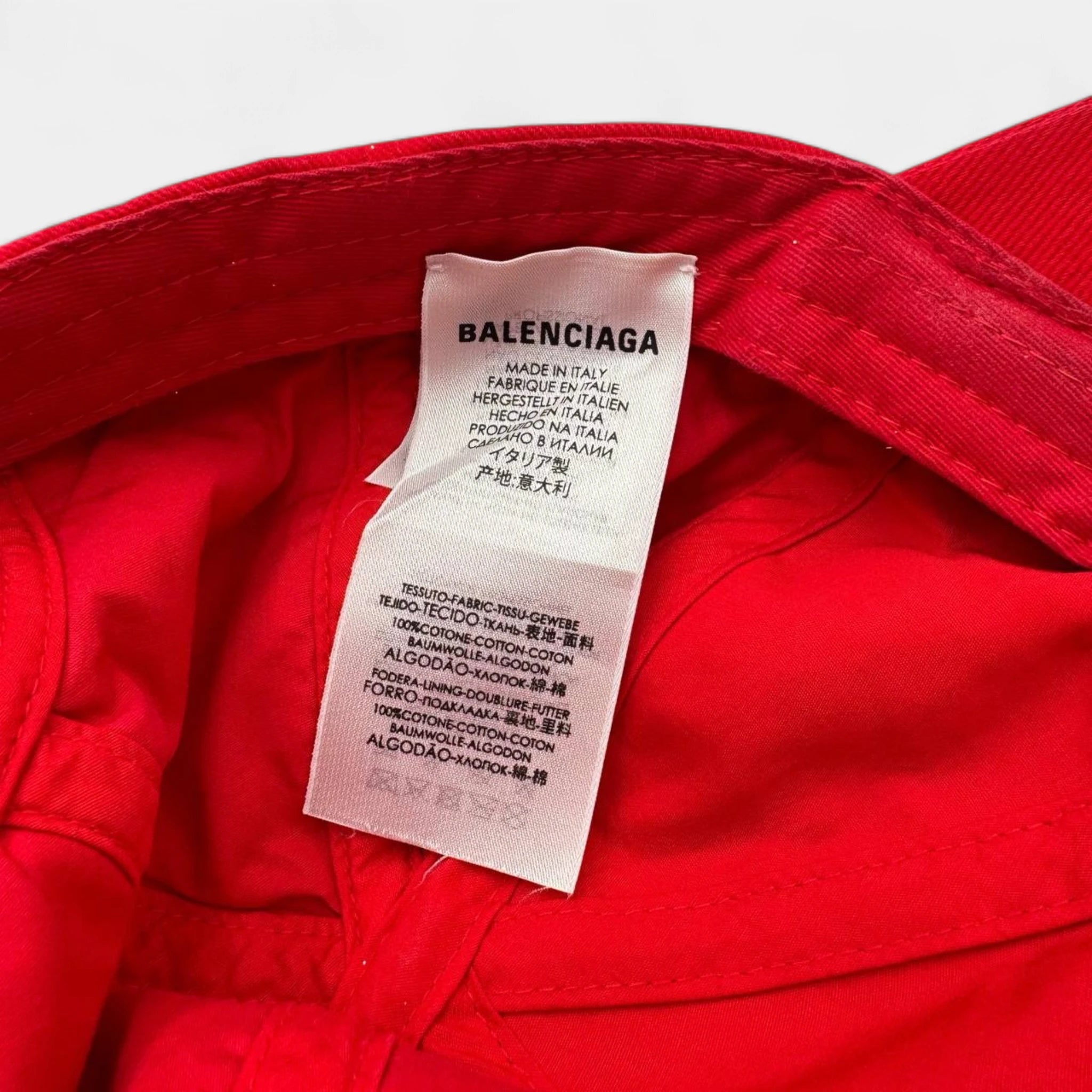 Balenciaga 2018 Demna Gothic Logo Baseball Cap