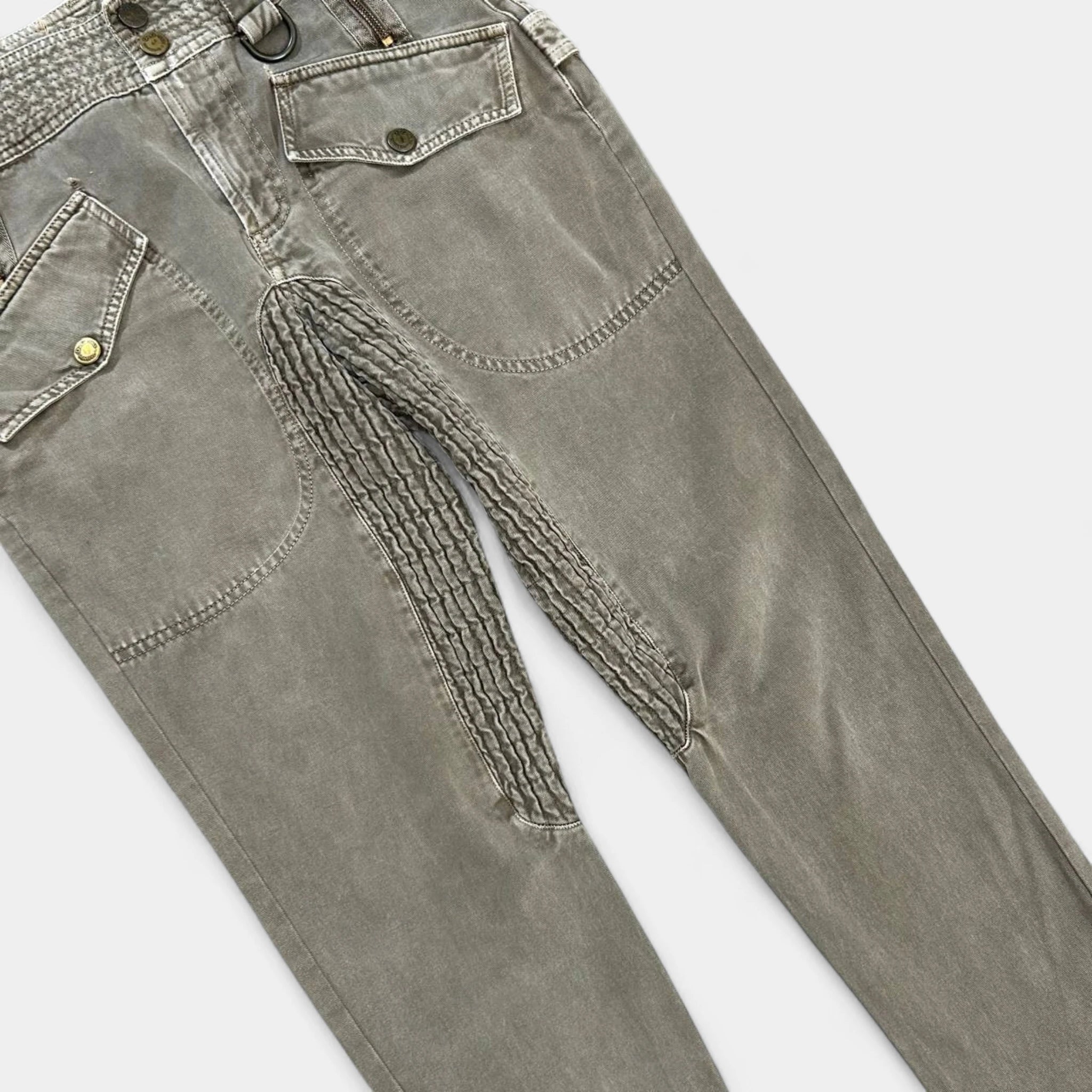 Dolce & Gabbana Green Military Style Pants