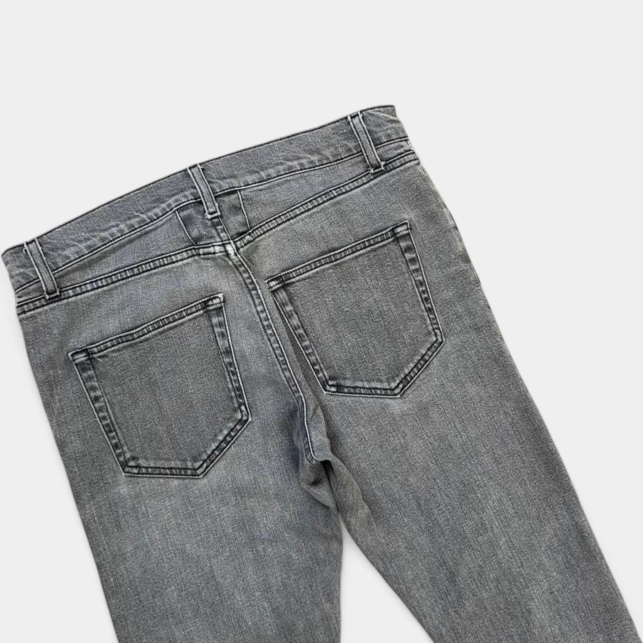 Saint Laurent Hedi Slimane2016 Grey Skinny Jeans