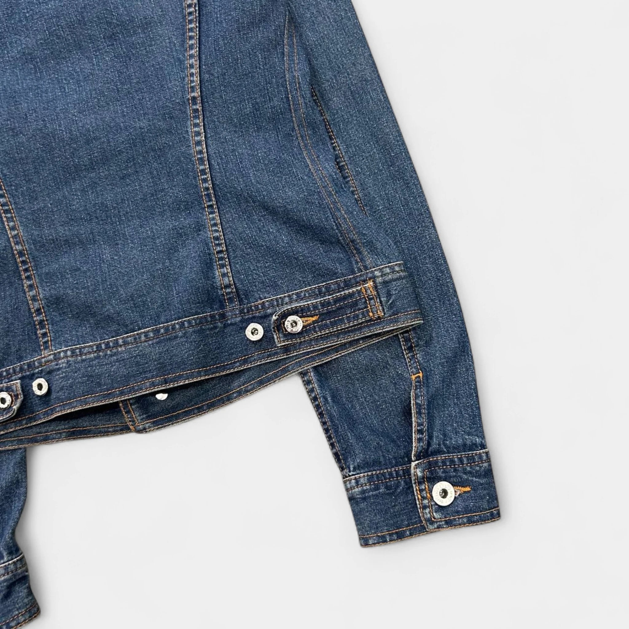 Dolce & Gabbana Rhinestone Denim Jacket Blue