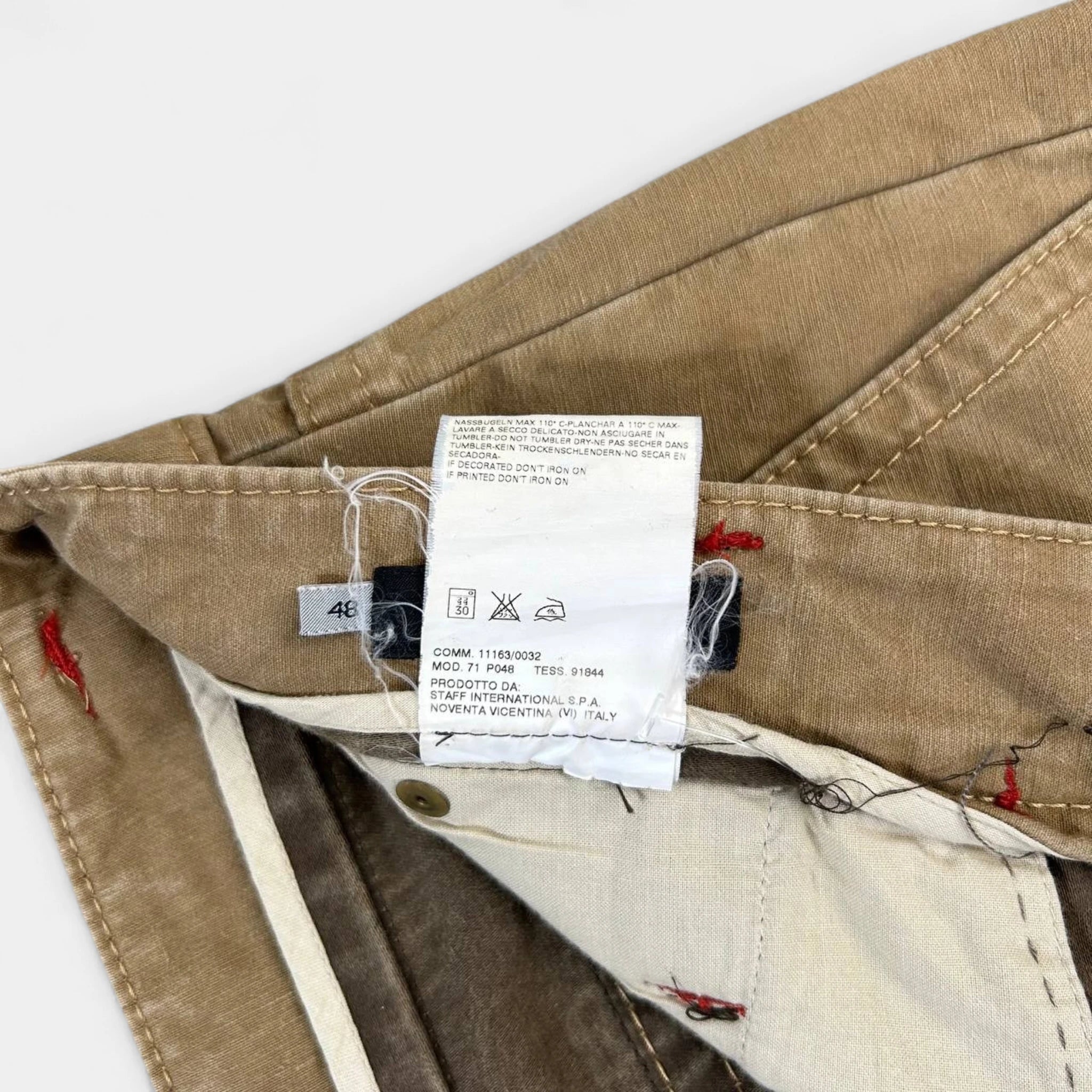 Dsquared2 AC/DC 2000s Beige Pants