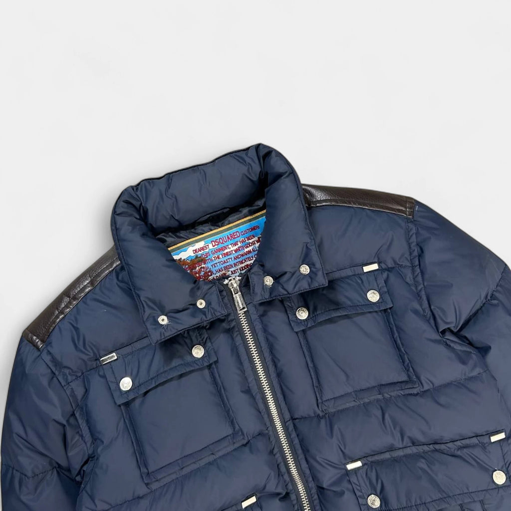 Dsquared2 Navy Puffer Jacket