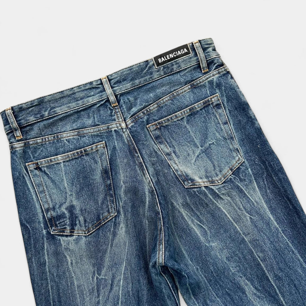 Balenciaga 2019 Marble Wash Jeans