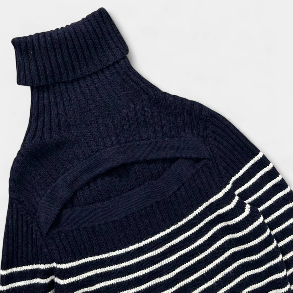 Jean Paul Gaultier Classic Striped Blue Sweater