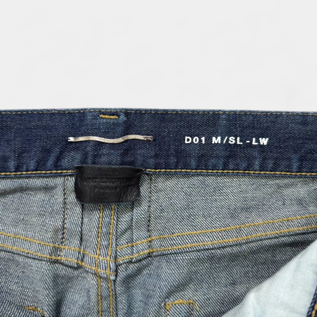 Saint Laurent by Hedi Slimane Blue D01 Straight Jeans