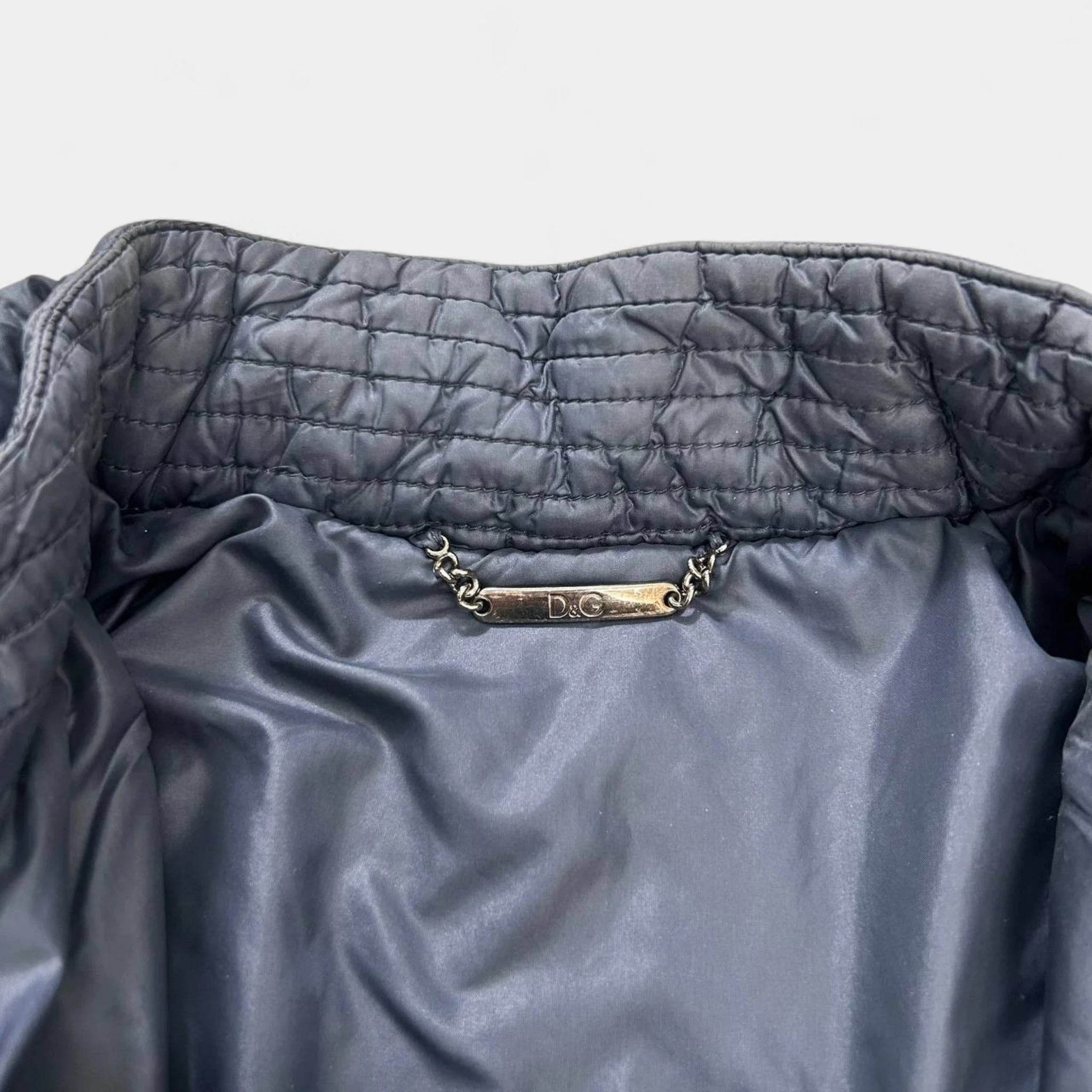 Dolce & Gabbana Padded Sport Navy Jacket