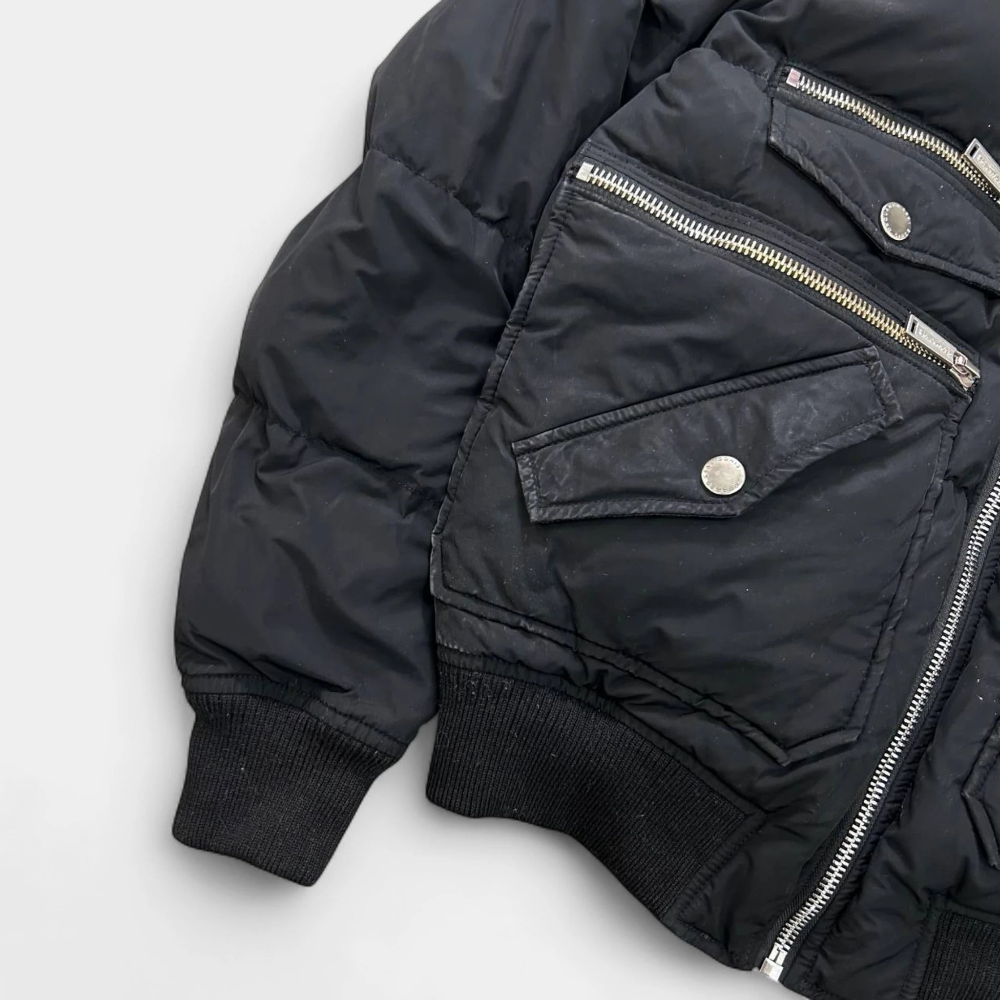 Dsquared2 Multi-Pocket Puffer Bomber Jacket