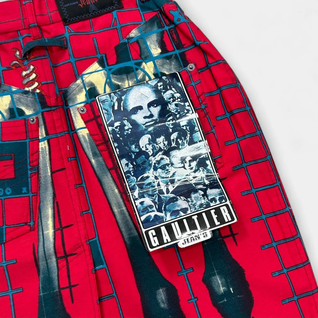 Jean Paul Gaultier 1996 "Cyberbaba" X-Ray Skeleton Skirt