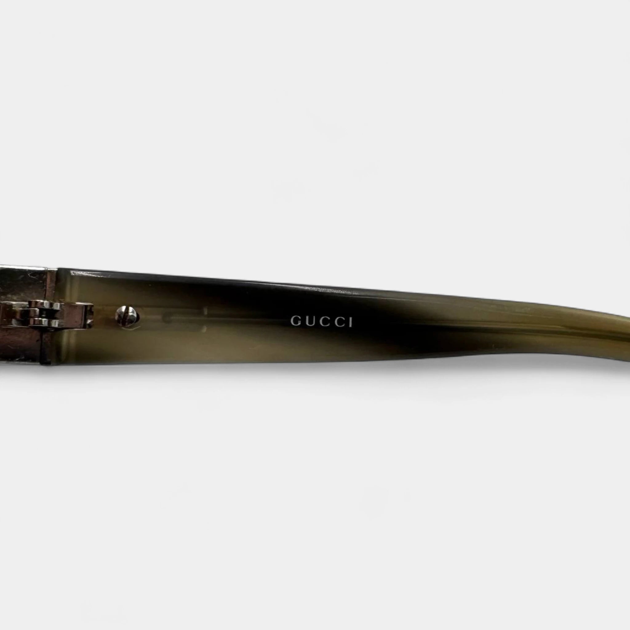 Gucci 2000s Hysteria Aviator Shield Sunglasses