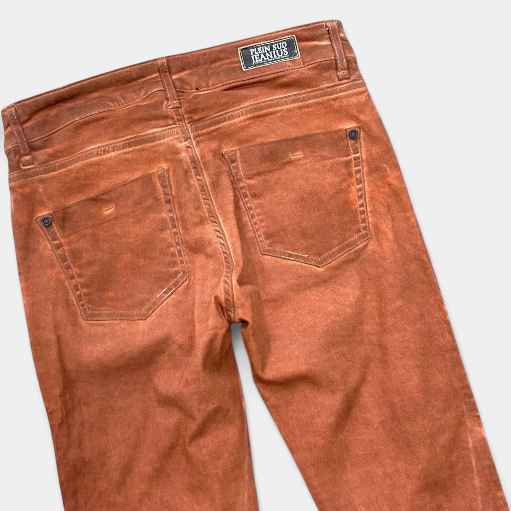 Plein Sud Terracota Denim Skinny Pants