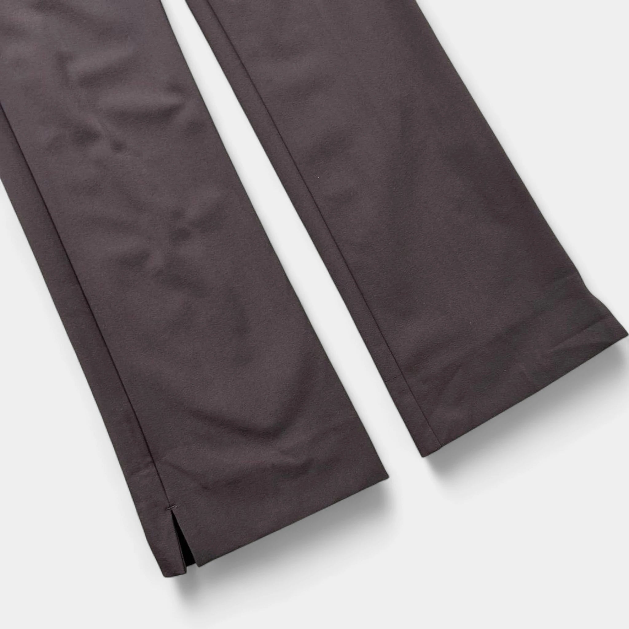 Marithé + François Girbaud Classic Elegant Brown Nylon Pants