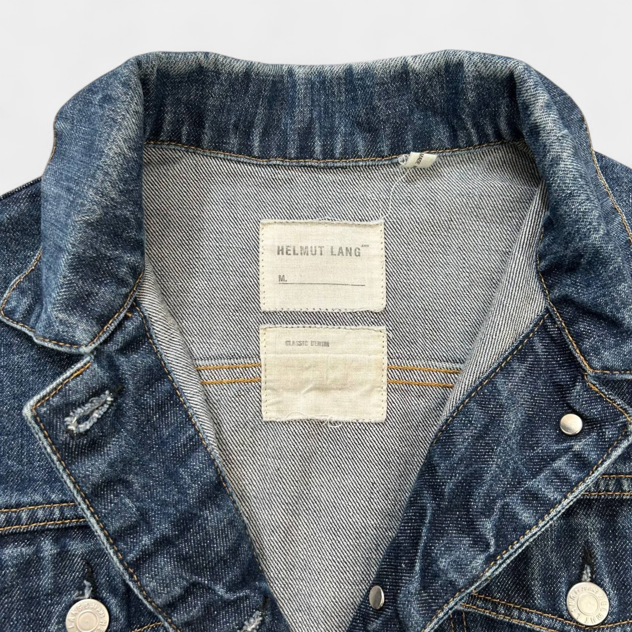 Helmut Lang Classic Blue Denim Jacket