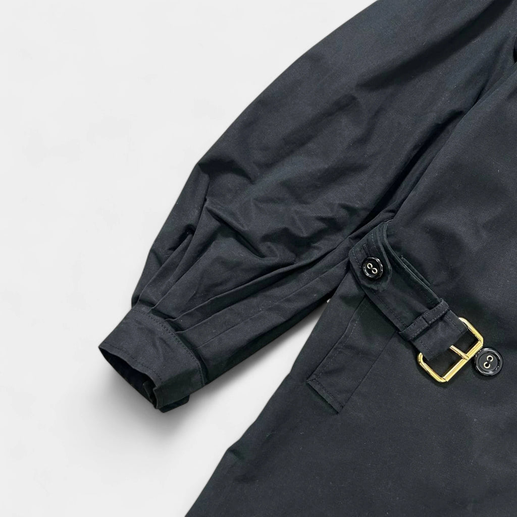 Dolce & Gabbana Black Trench Coat